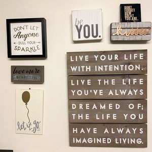 Quote wall art